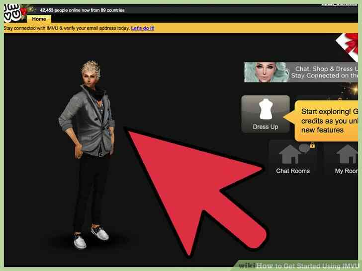 Image intitulée commencer à Utiliser IMVU Étape 2
